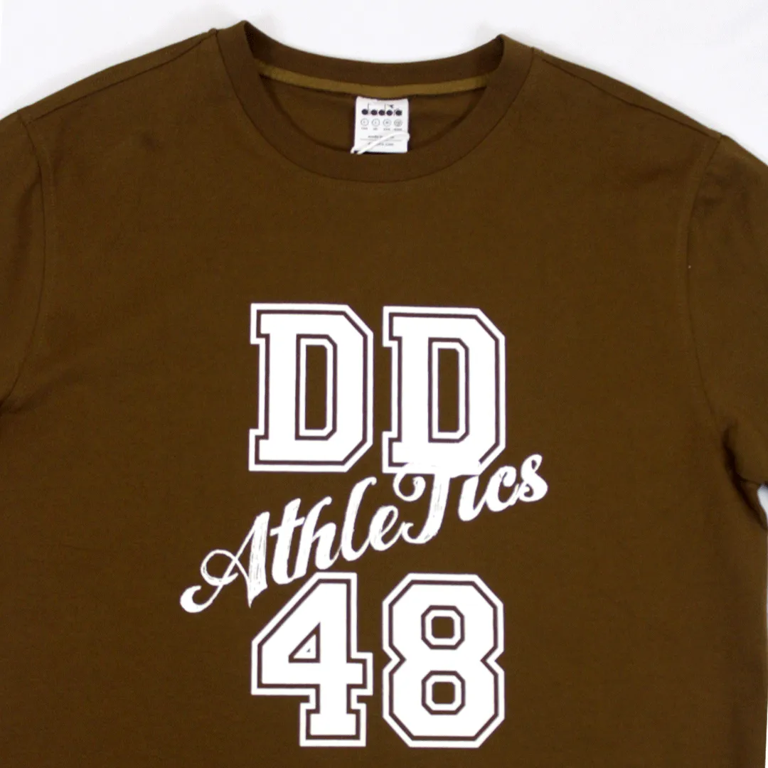 DIADORA Eliseo Brown Graphic T-Shirt