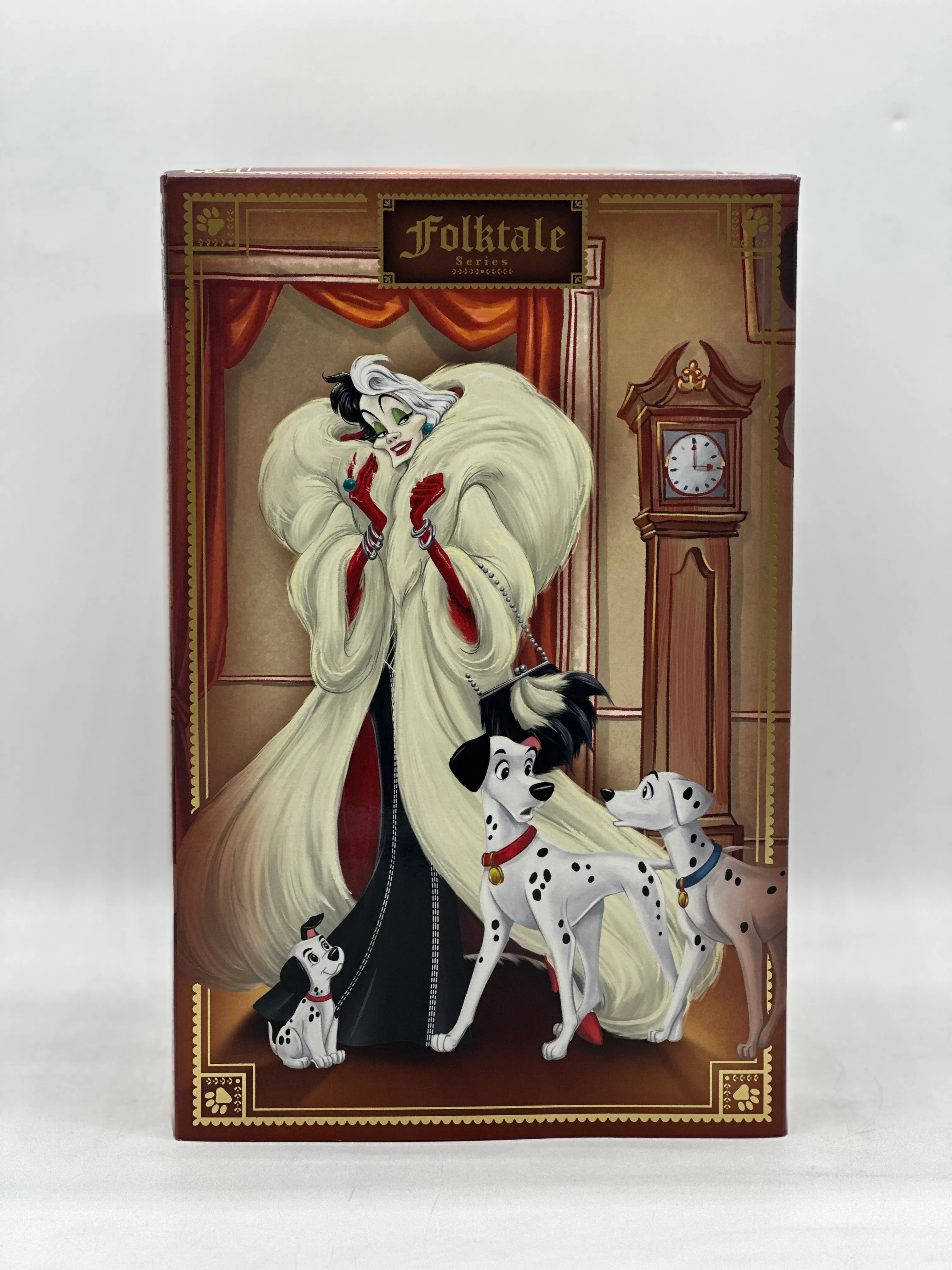 Disney Fairytale Designer Collection Cruella De Vil, Pongo, Perdita And Puppies Limited Edition Doll Set