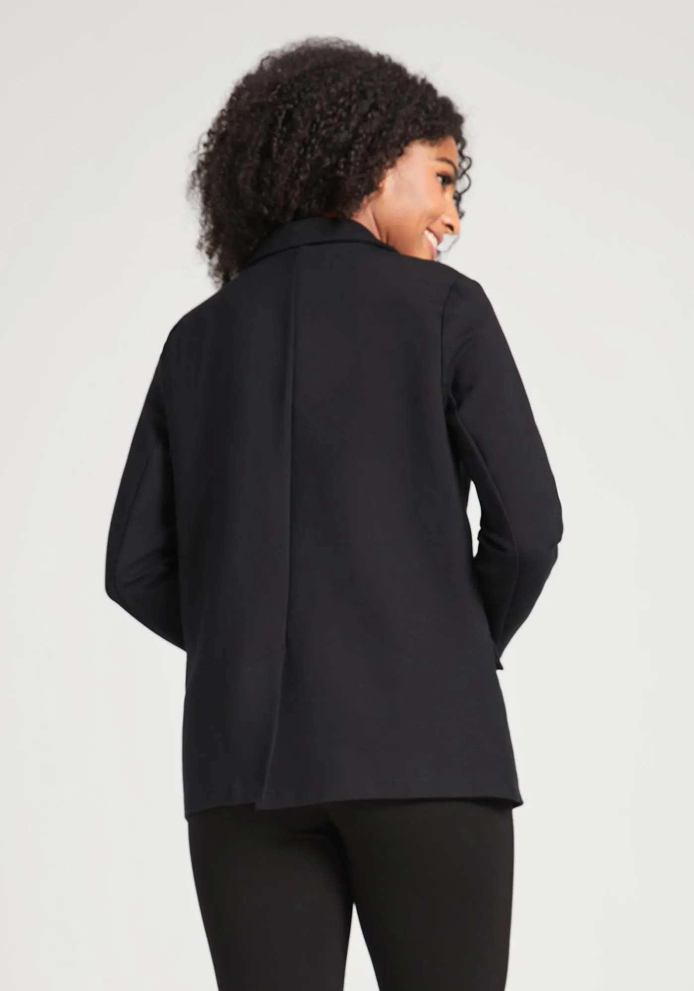 Double-Breasted Blazer (Black)