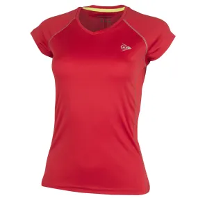 Dunlop Women's Club Crew Tee Red