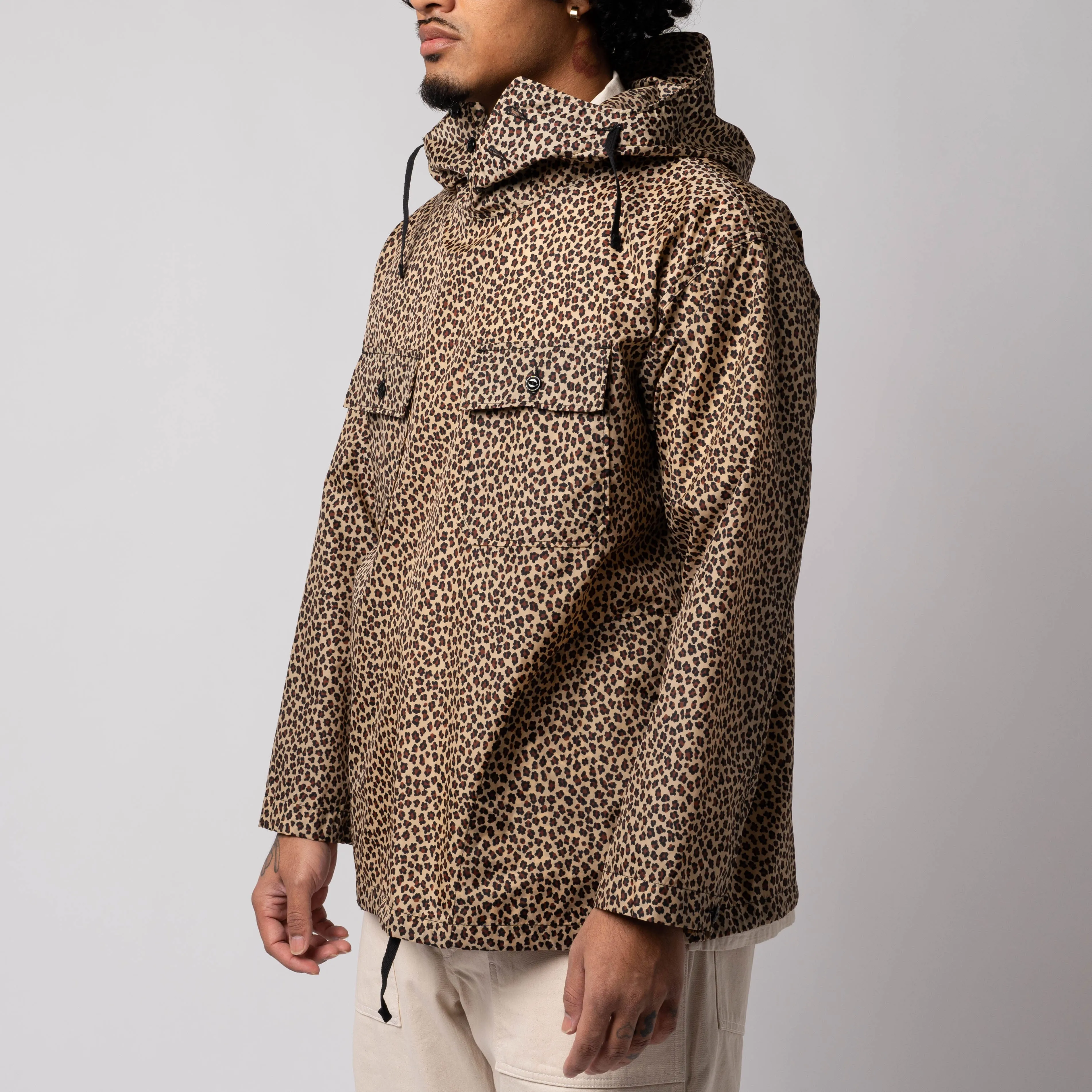 EG Cagoule Shirt Nylon Leopard Print 24S1A010