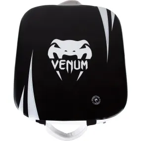 Escudo de patadas Venum Absolute Square - Cuero Skintex - Negro/Blanco