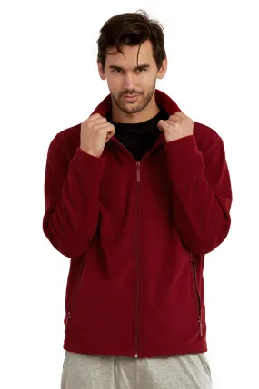 ET TU MEN'S POLAR FLEECE JACKET (PF2000E_BURG)