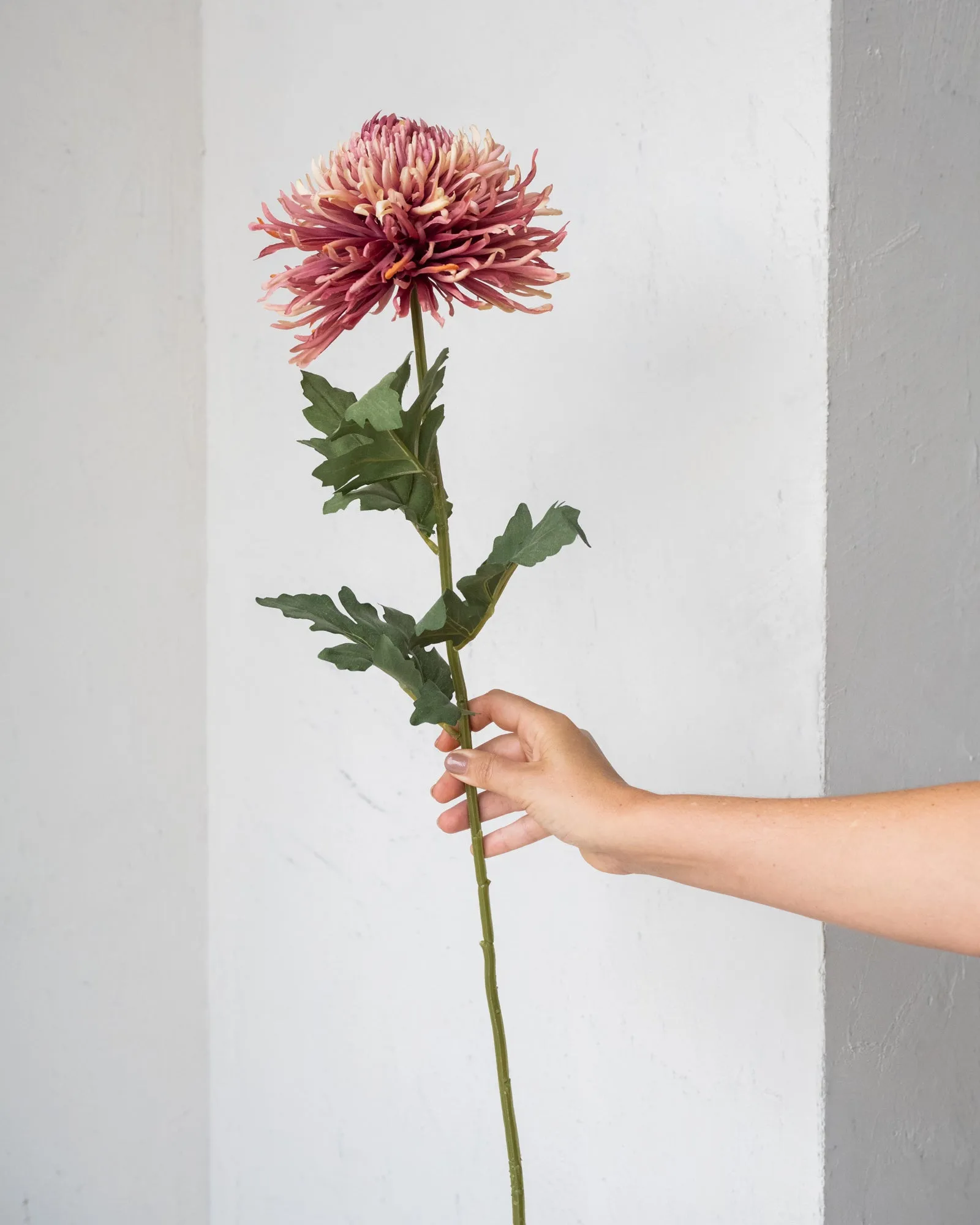 Faux Flower Chrysant Vintage Rose