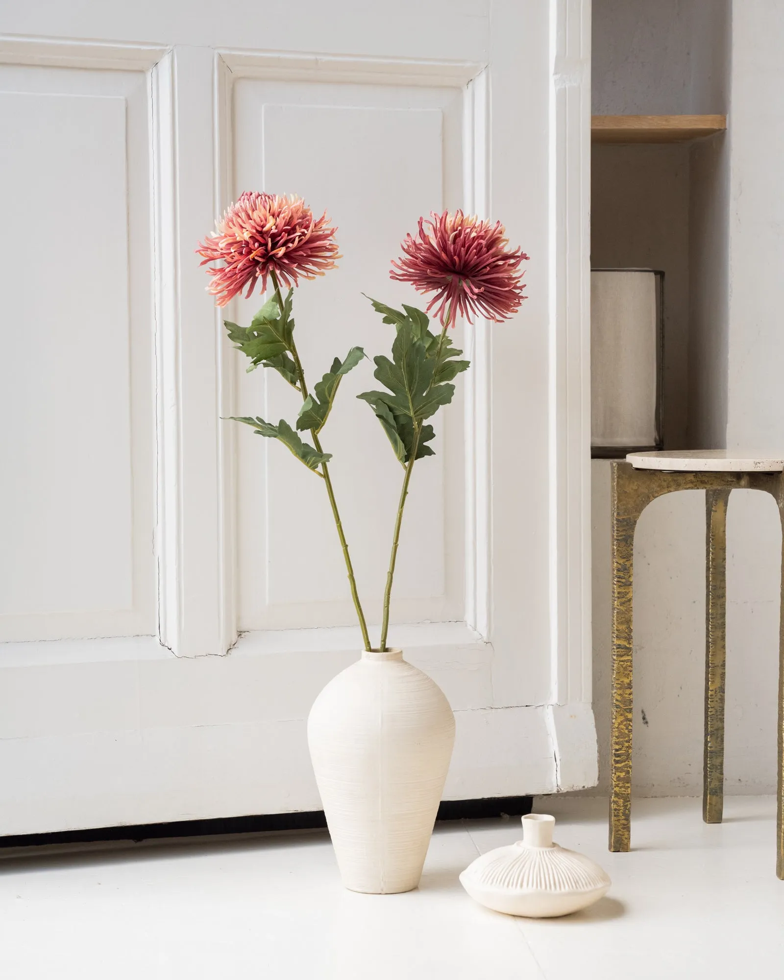 Faux Flower Chrysant Vintage Rose