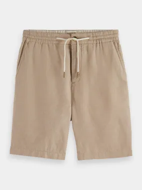 Fave cotton-linen shorts