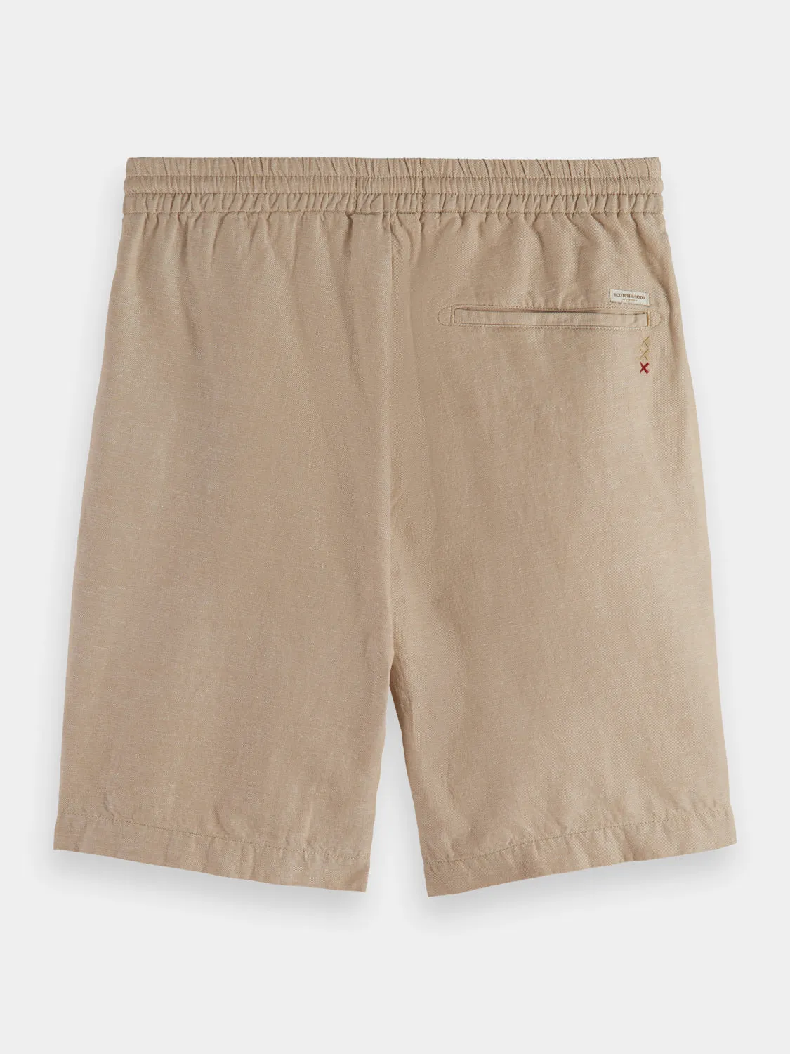 Fave cotton-linen shorts