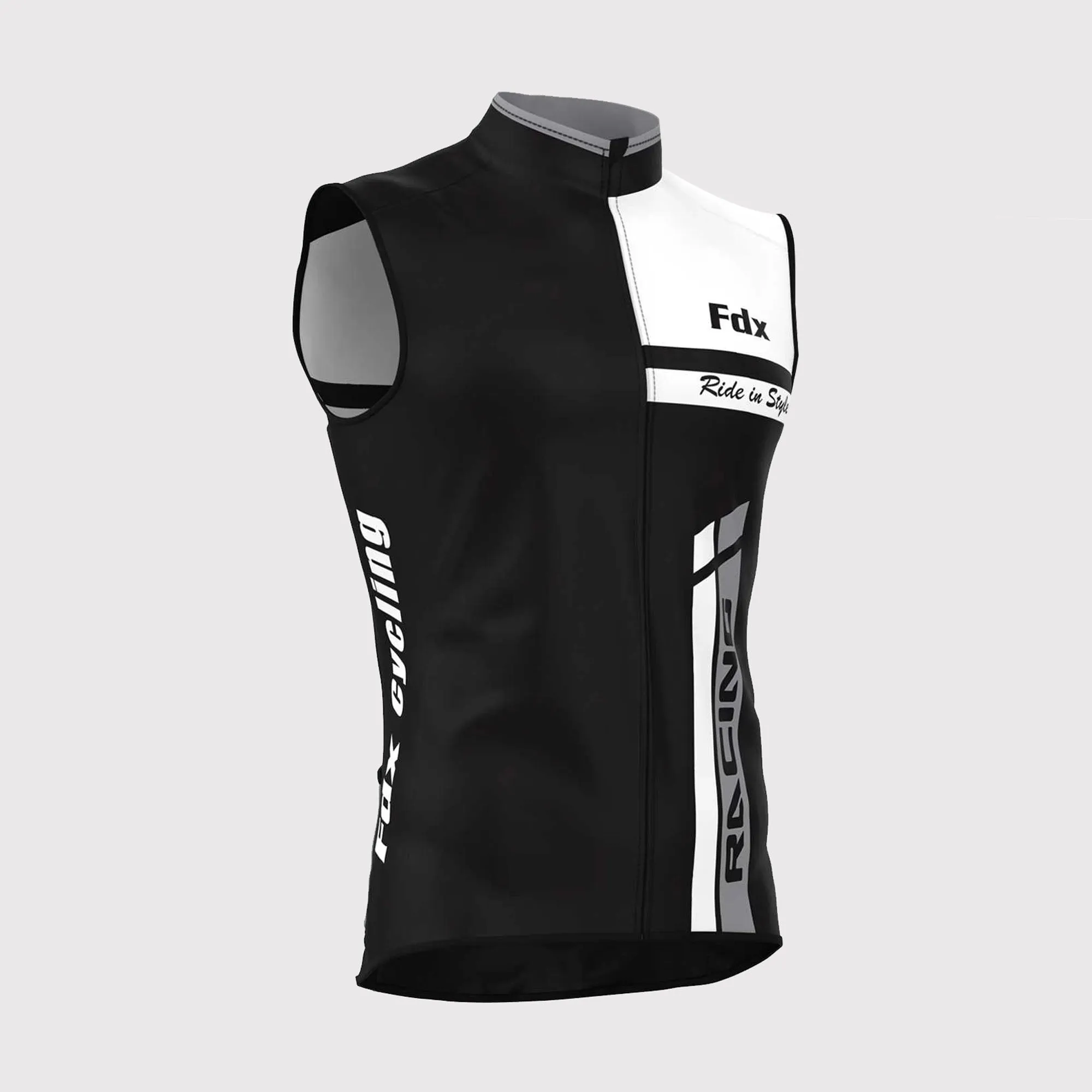 Fdx Adrenaline Black Men's & Boy's Thermal Cycling Gilet