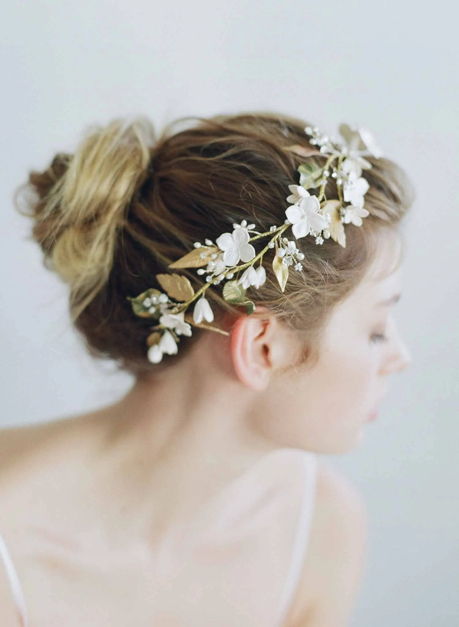 Floral garden headpiece - Style #748