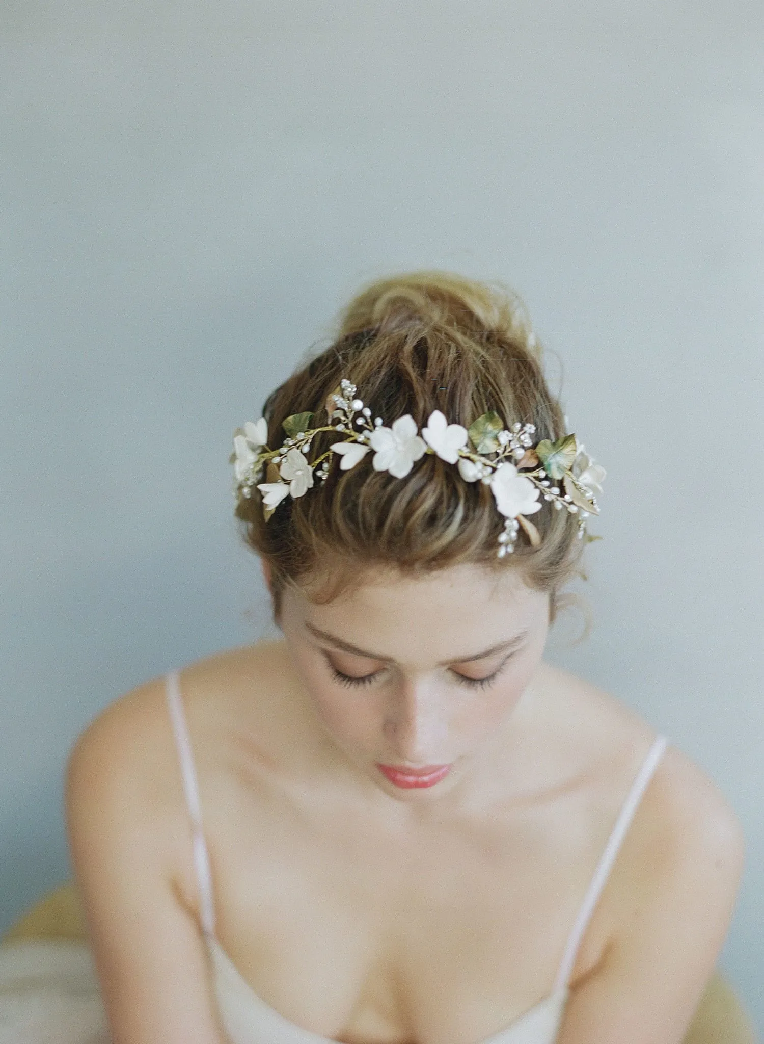 Floral garden headpiece - Style #748