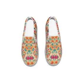 Floral Slip On Sneakers