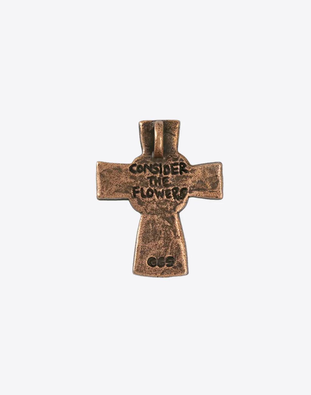 Flower Cross, 36.5x29.5mm, (1pc)