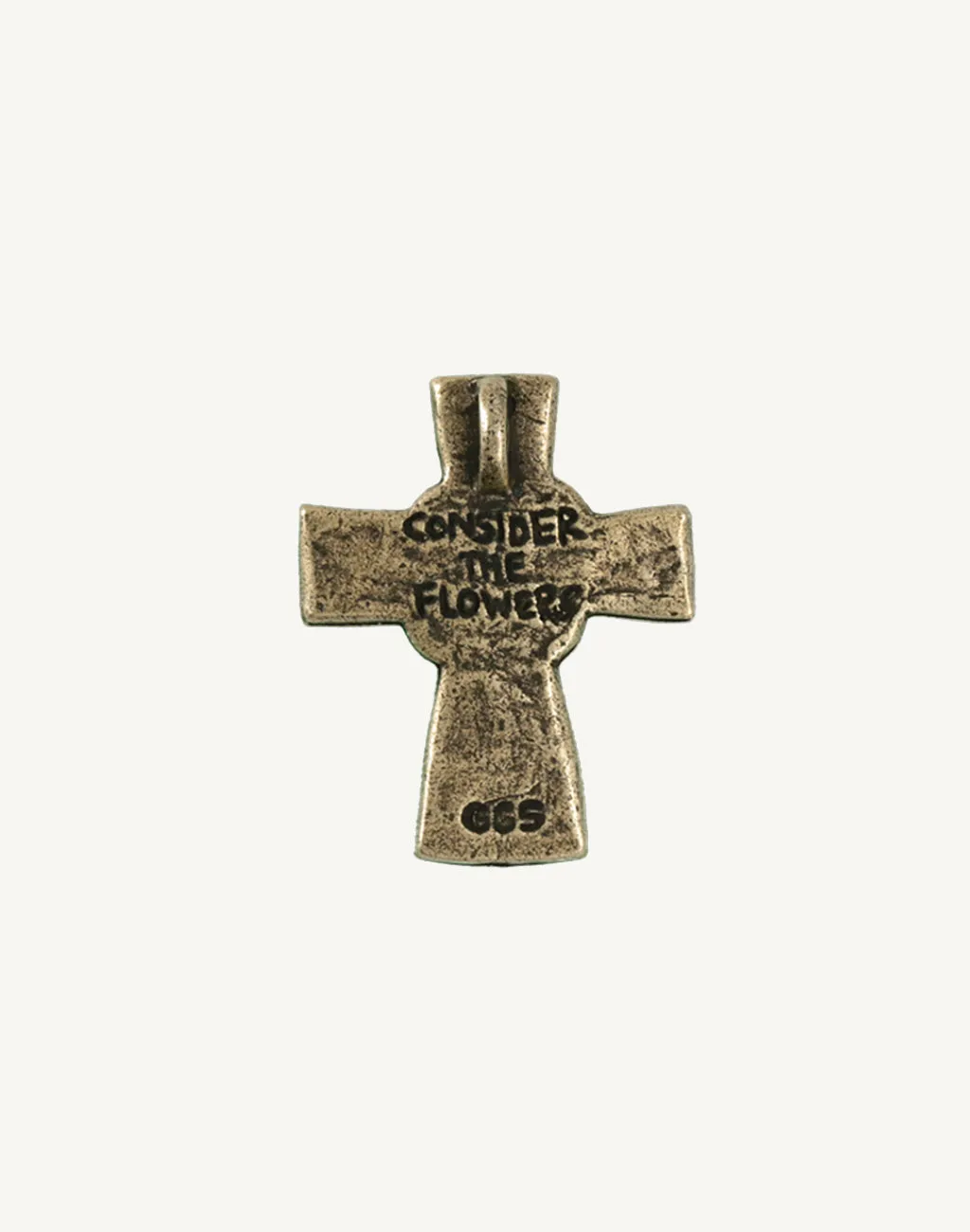 Flower Cross, 36.5x29.5mm, (1pc)