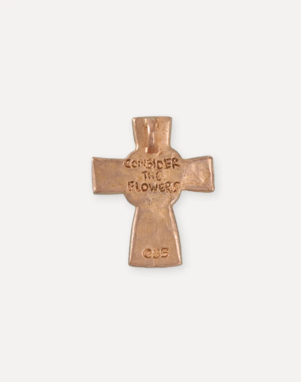 Flower Cross, 36.5x29.5mm, (1pc)