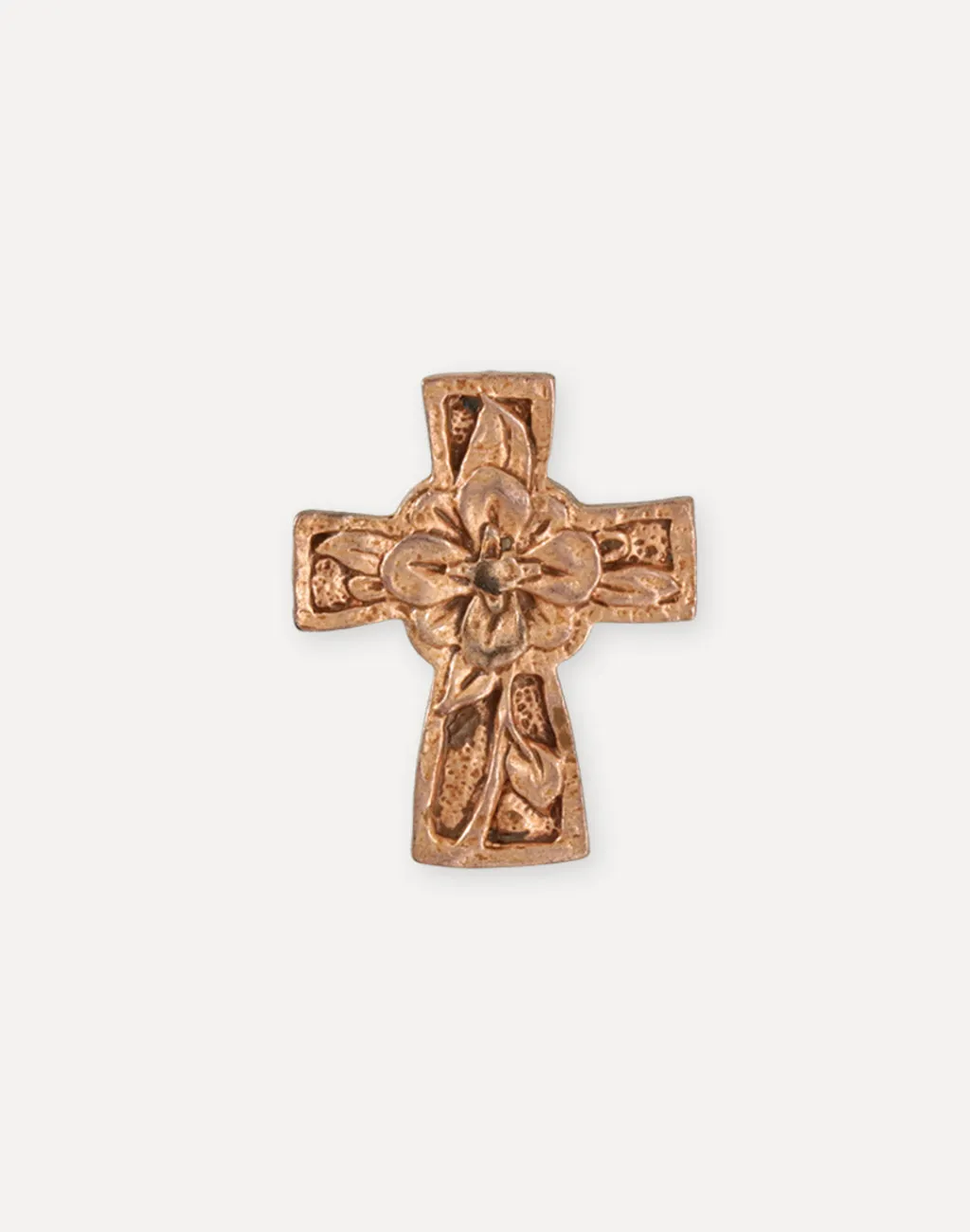 Flower Cross, 36.5x29.5mm, (1pc)