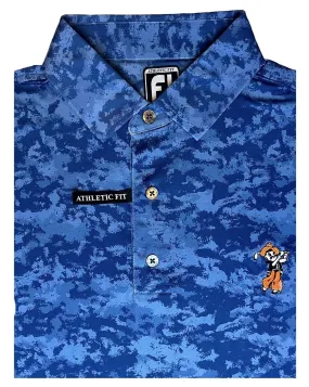 FootJoy Athletic Fit Lisle Cloud Camo Print Polo