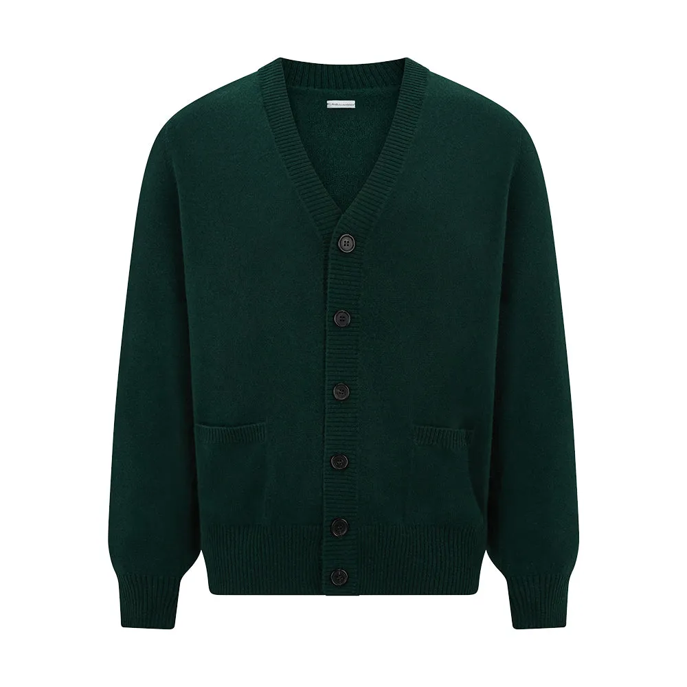 Forest Green Cashmere Cardigan