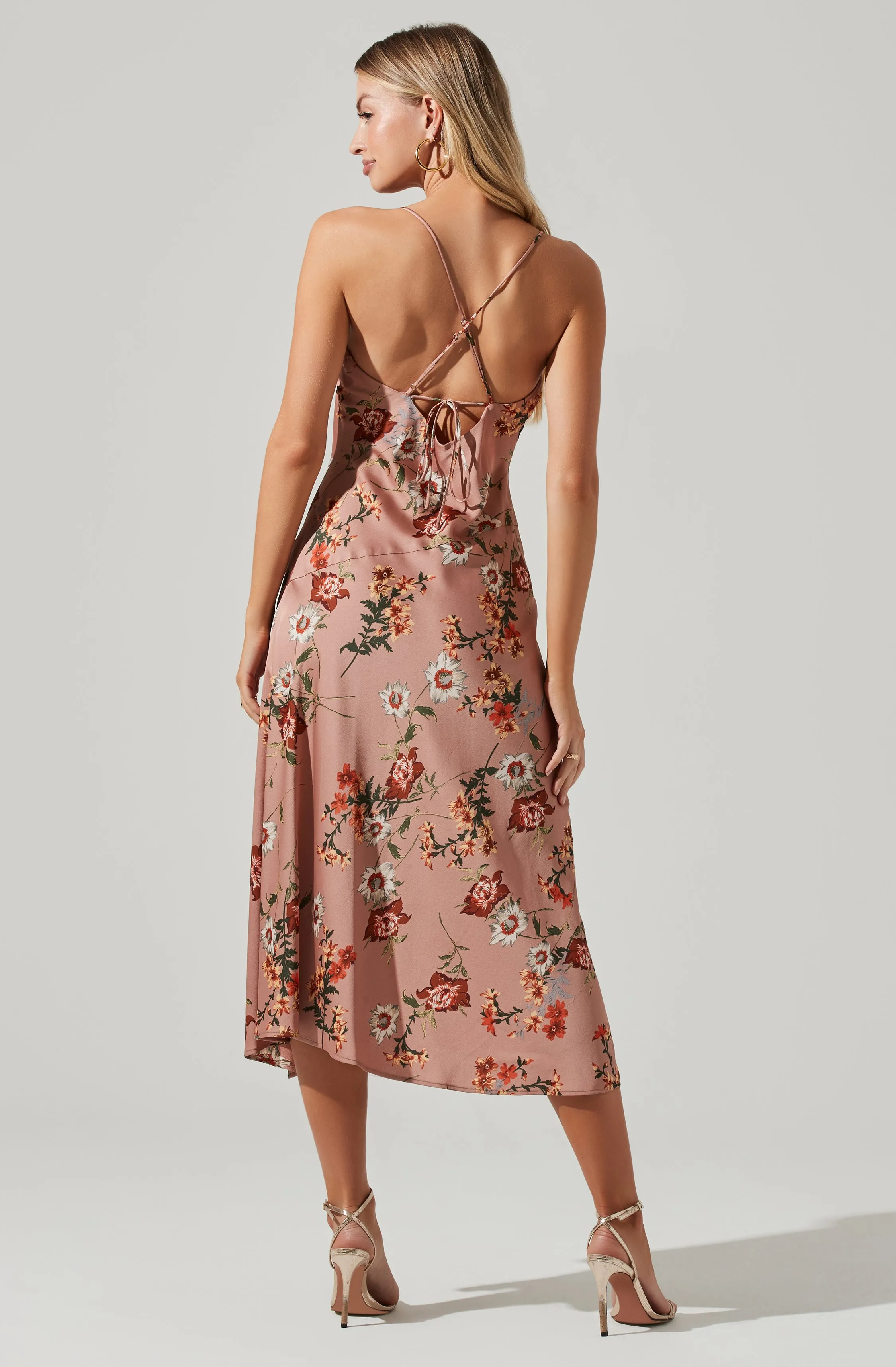 Gaia Floral Midi Dress