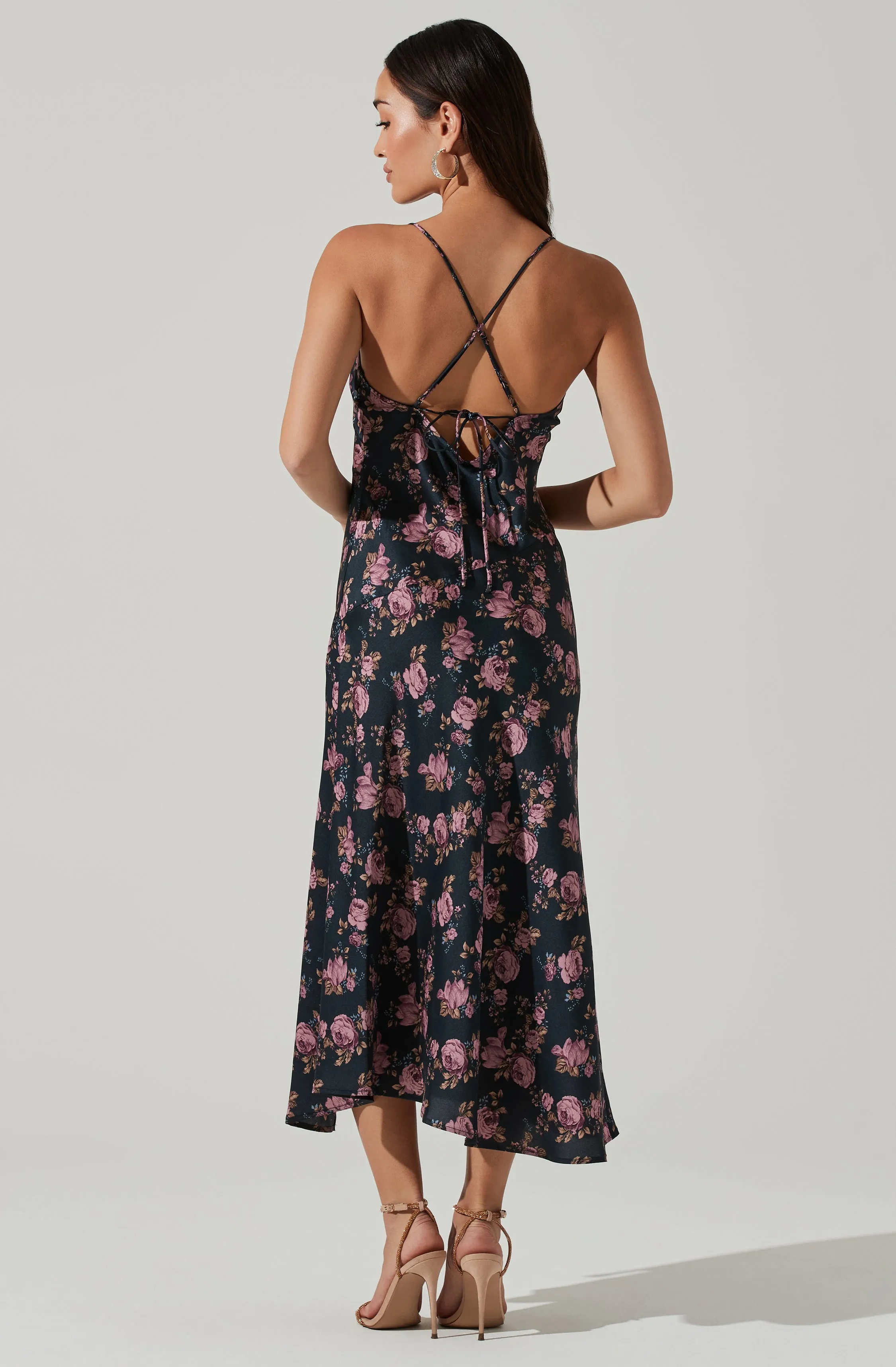 Gaia Floral Midi Dress