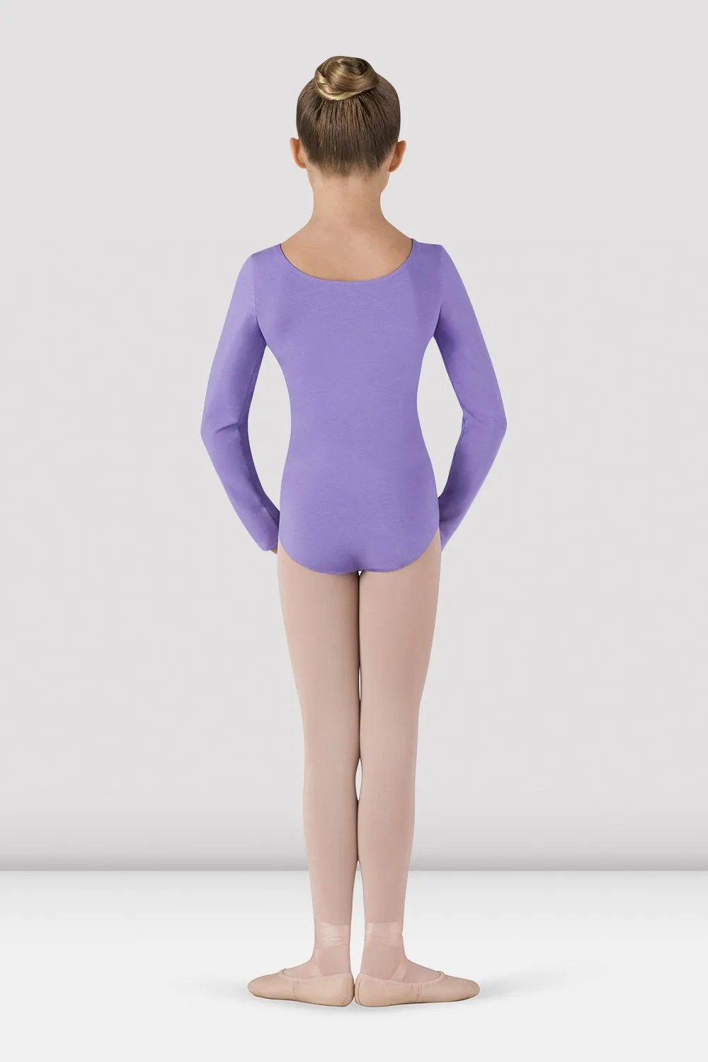 Girls Basic Long Sleeve Leotard