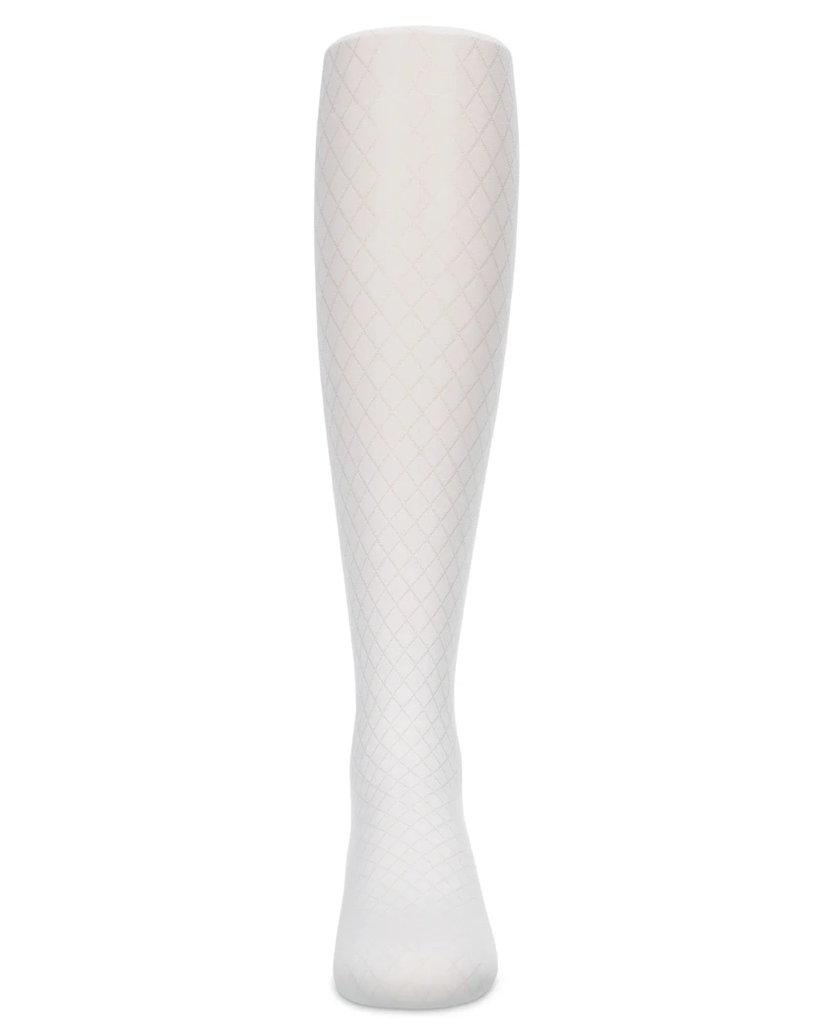 Girls' Diamond Semi Opaque Nylon Tights