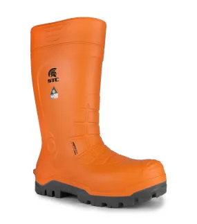 Golden, Orange |15'' PU Work Boots | Metguard Protection