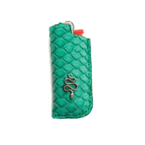 GREEN SNAKE SKIN SNAKE LIGHTER