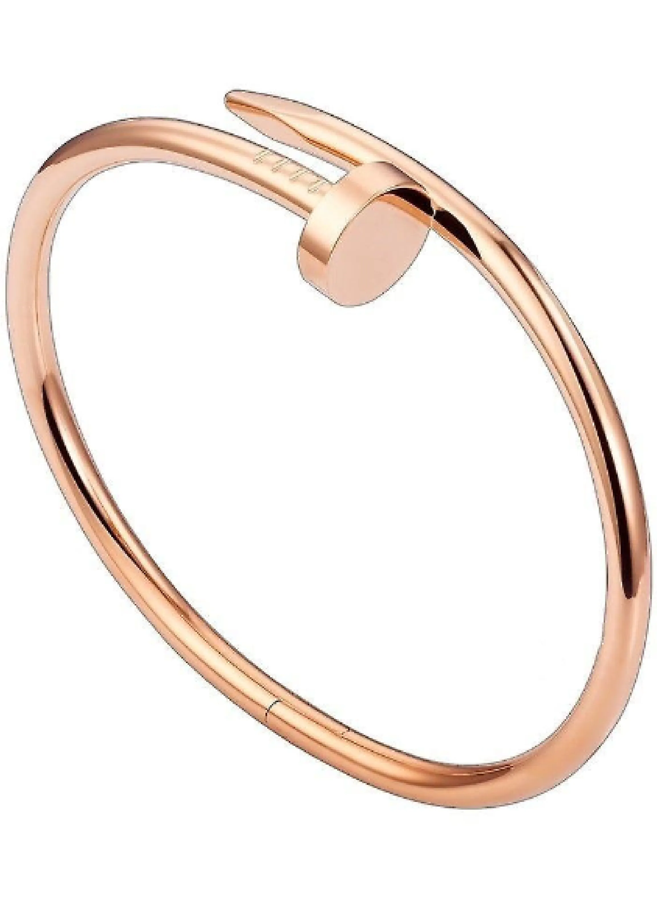 Gretta Rose Gold Nail Shape Bracelet