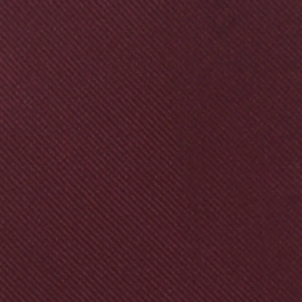 Grosgrain Solid Wine Tie