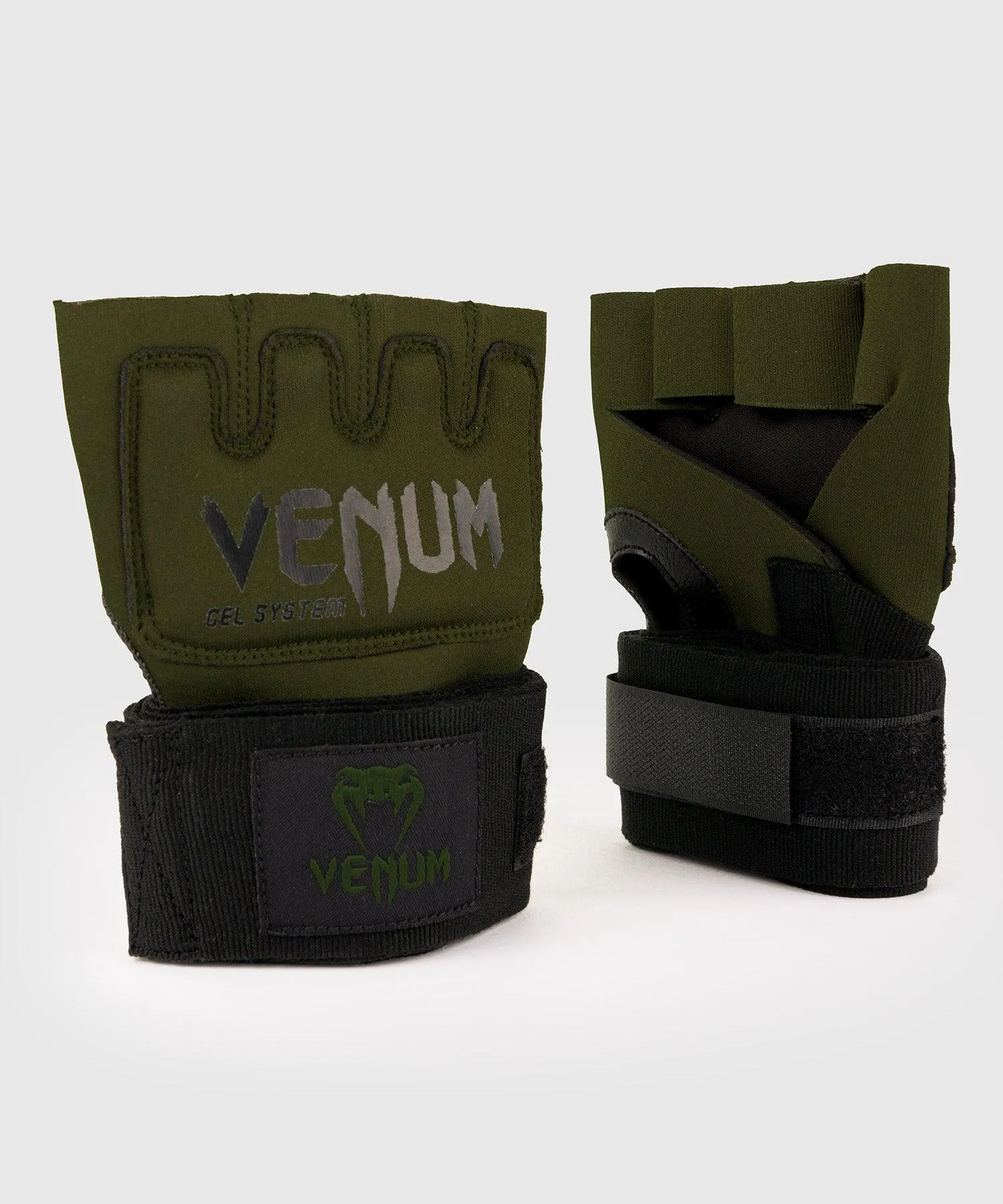 Guante venda Venum Kontact Gel - Kaki/Negro