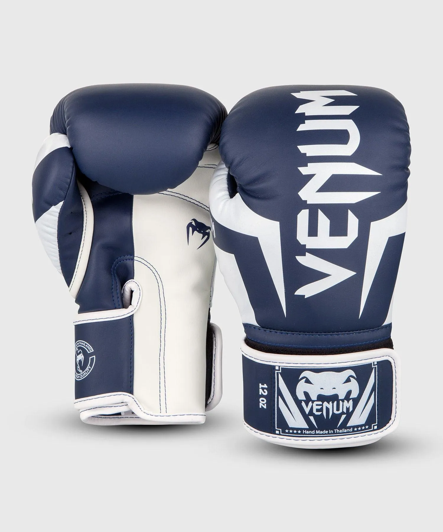 Guantes de Boxeo Venum Elite - Blanco/Azul Marino