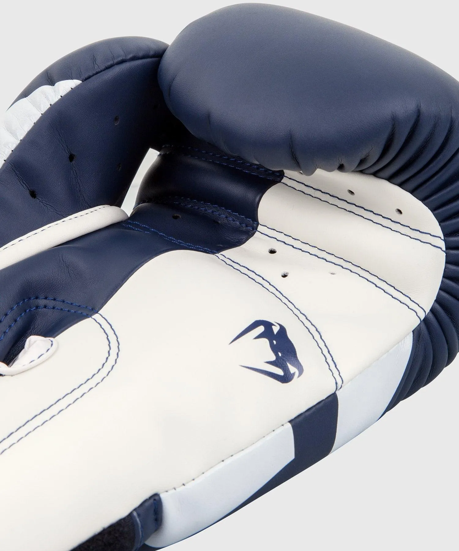 Guantes de Boxeo Venum Elite - Blanco/Azul Marino