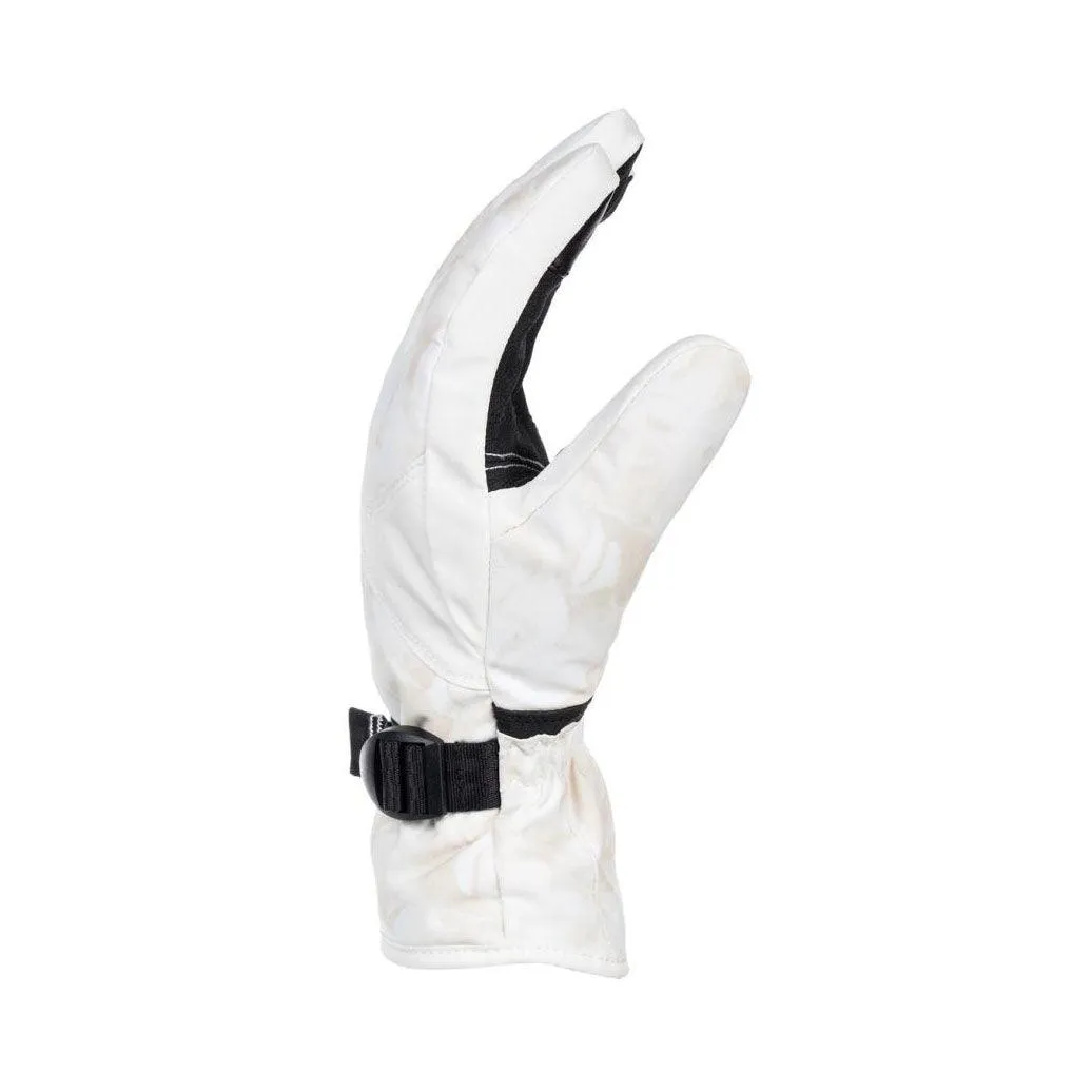 Guantes Roxy Snow Jetty Blanco Beige