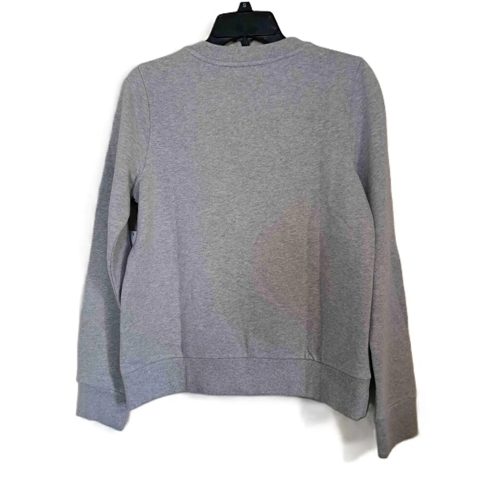 Halogen Grey Heather Long Sleeve Crew Neck Pullover Sweatshirt