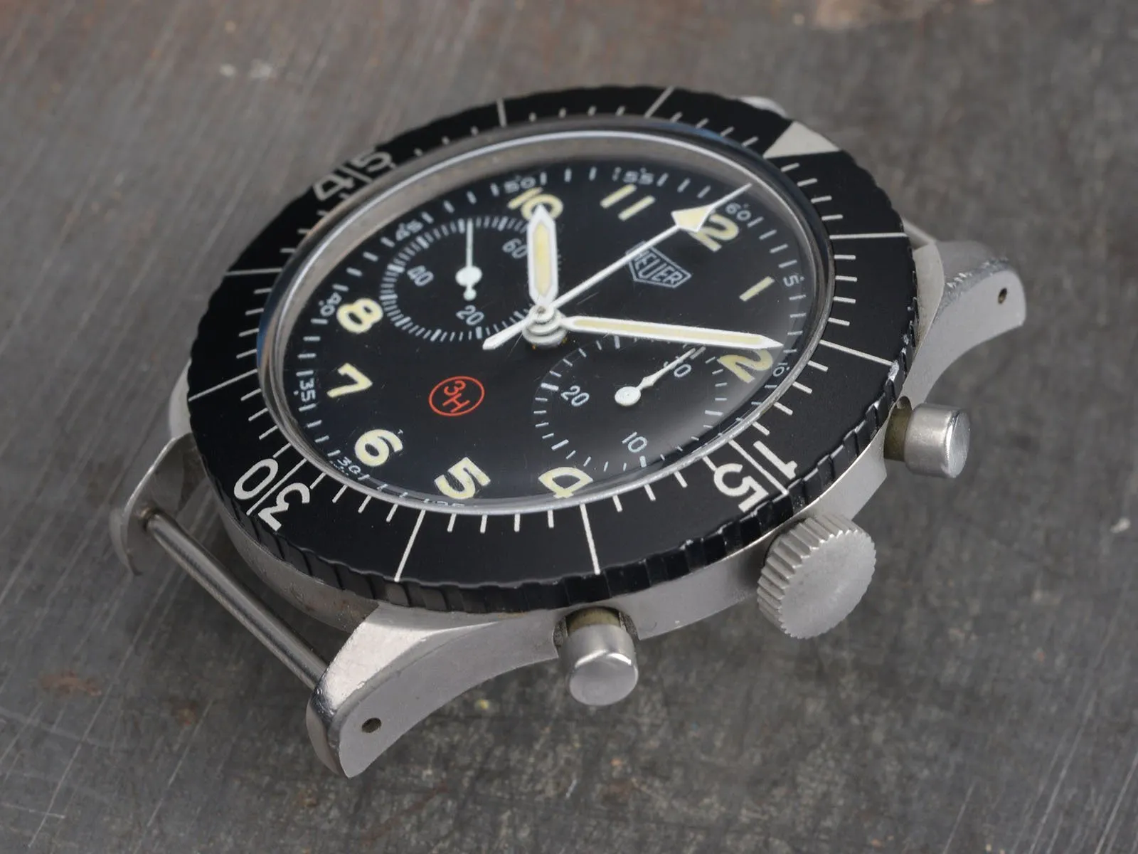 HEUER BUNDESWEHR 3H ‘FLYBACK’ MILITARY CHRONOGRAPH