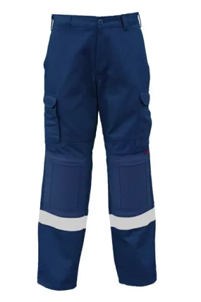 Hi Vis Tradesmen Pants with Knee Pads