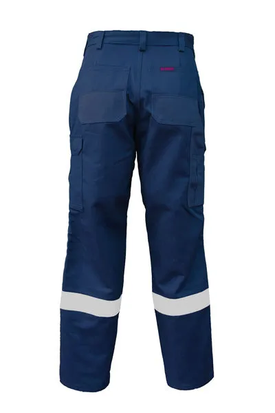 Hi Vis Tradesmen Pants with Knee Pads