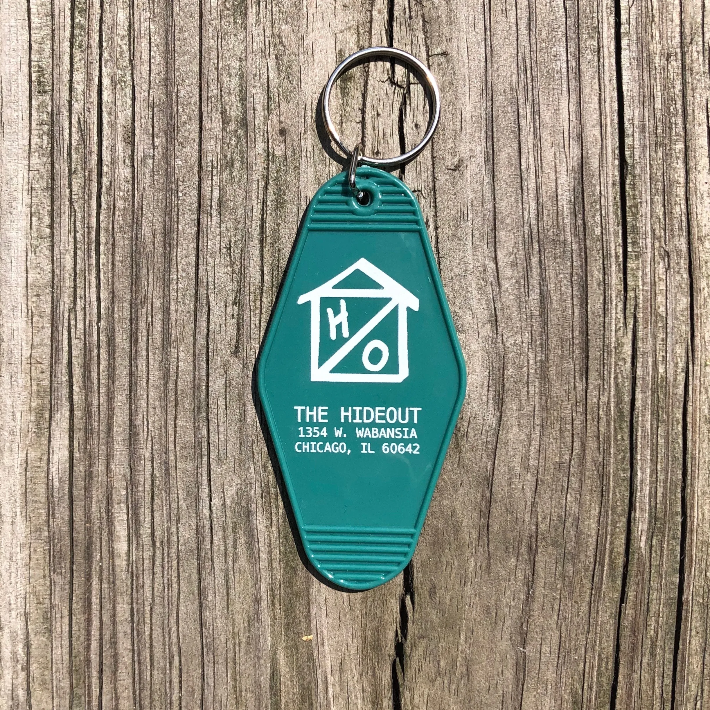 Hideout Retro Hotel Keychain