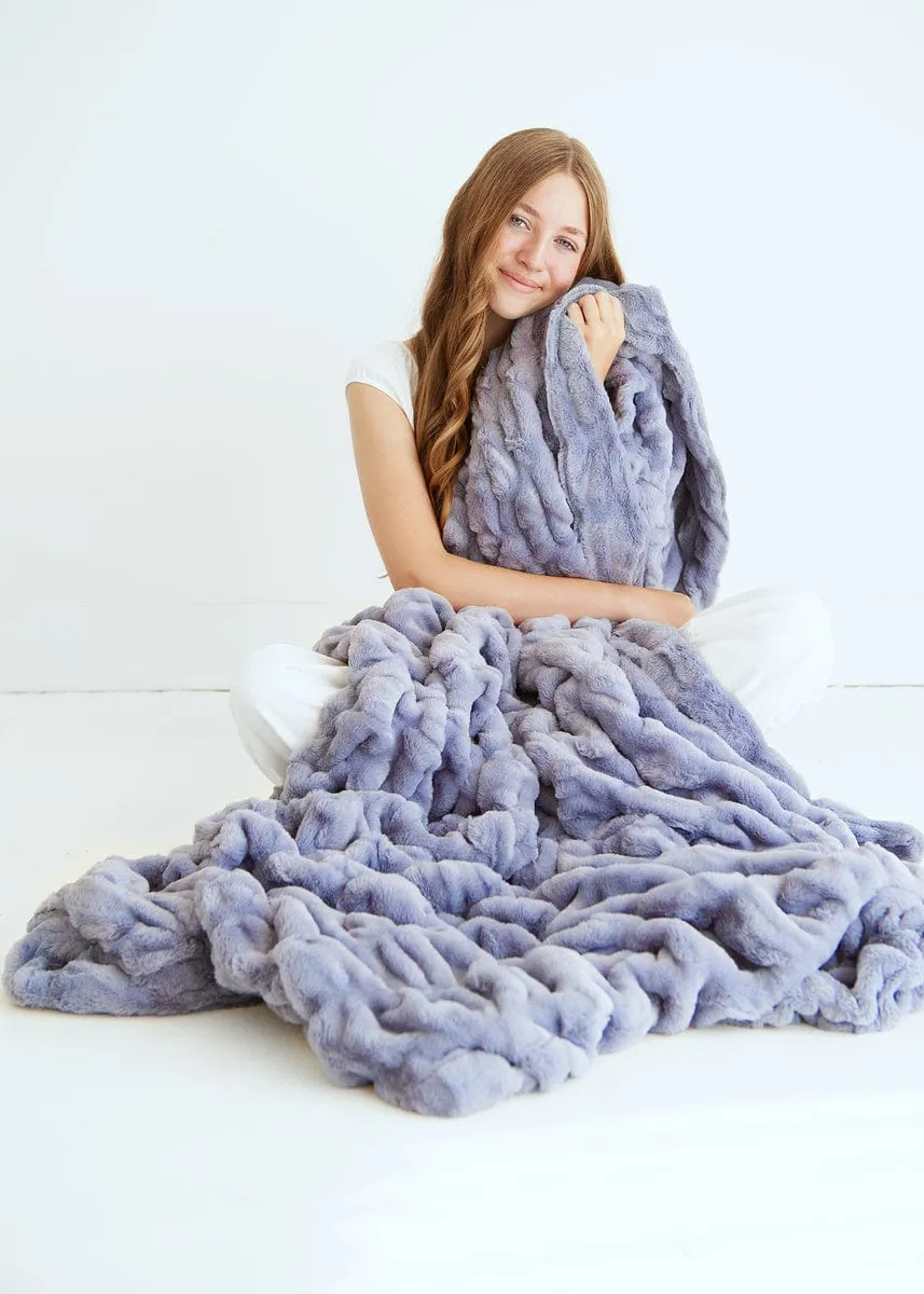 Hugs French Lavender Blanket