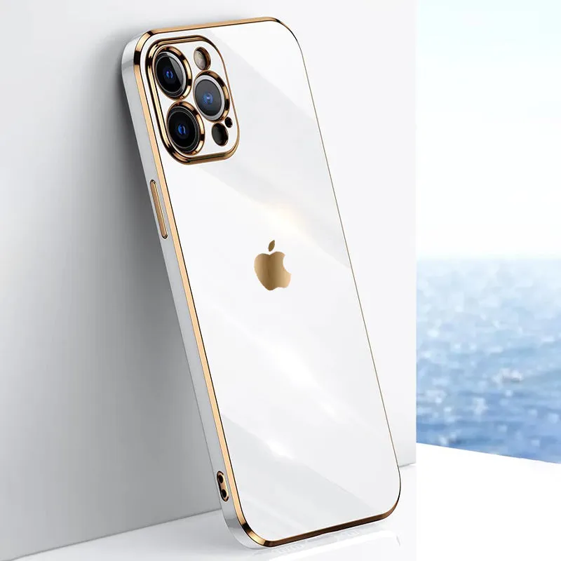 iPhone 12 Series Soft Plating Camera Protection Case