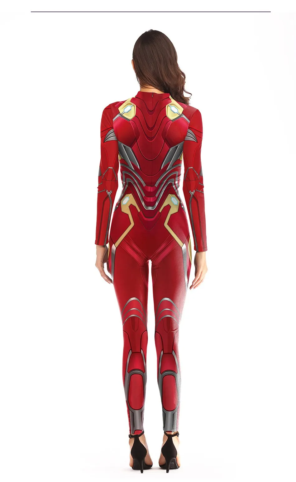 IRON MAN Costume Jumpsuit for Women