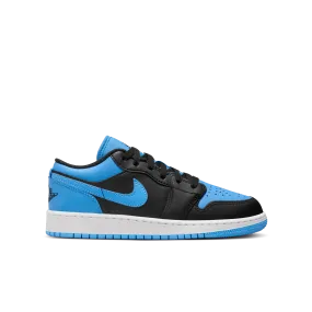 Jordan - Boy - GS Air Jordan 1 Low - Black/University Blue/White