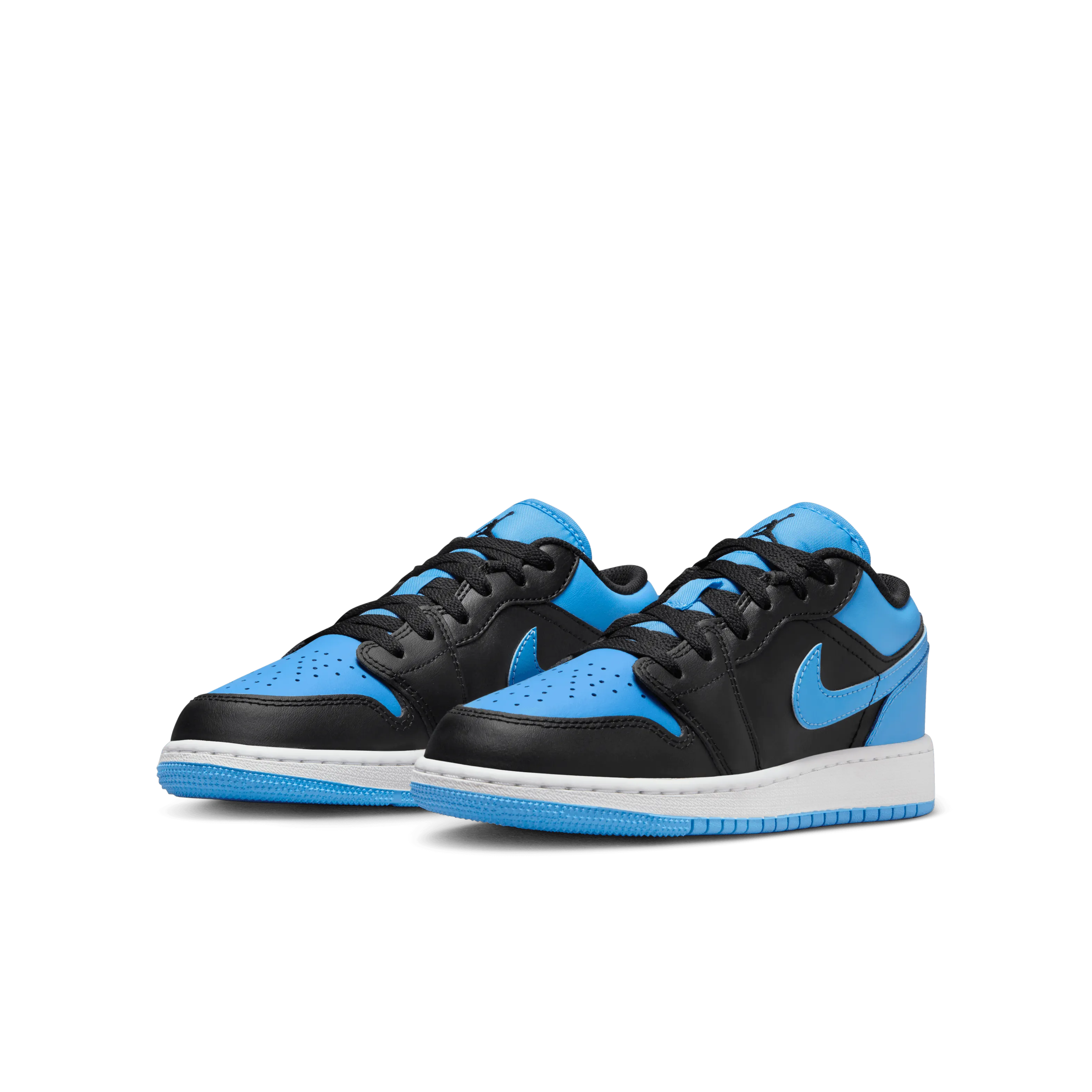 Jordan - Boy - GS Air Jordan 1 Low - Black/University Blue/White