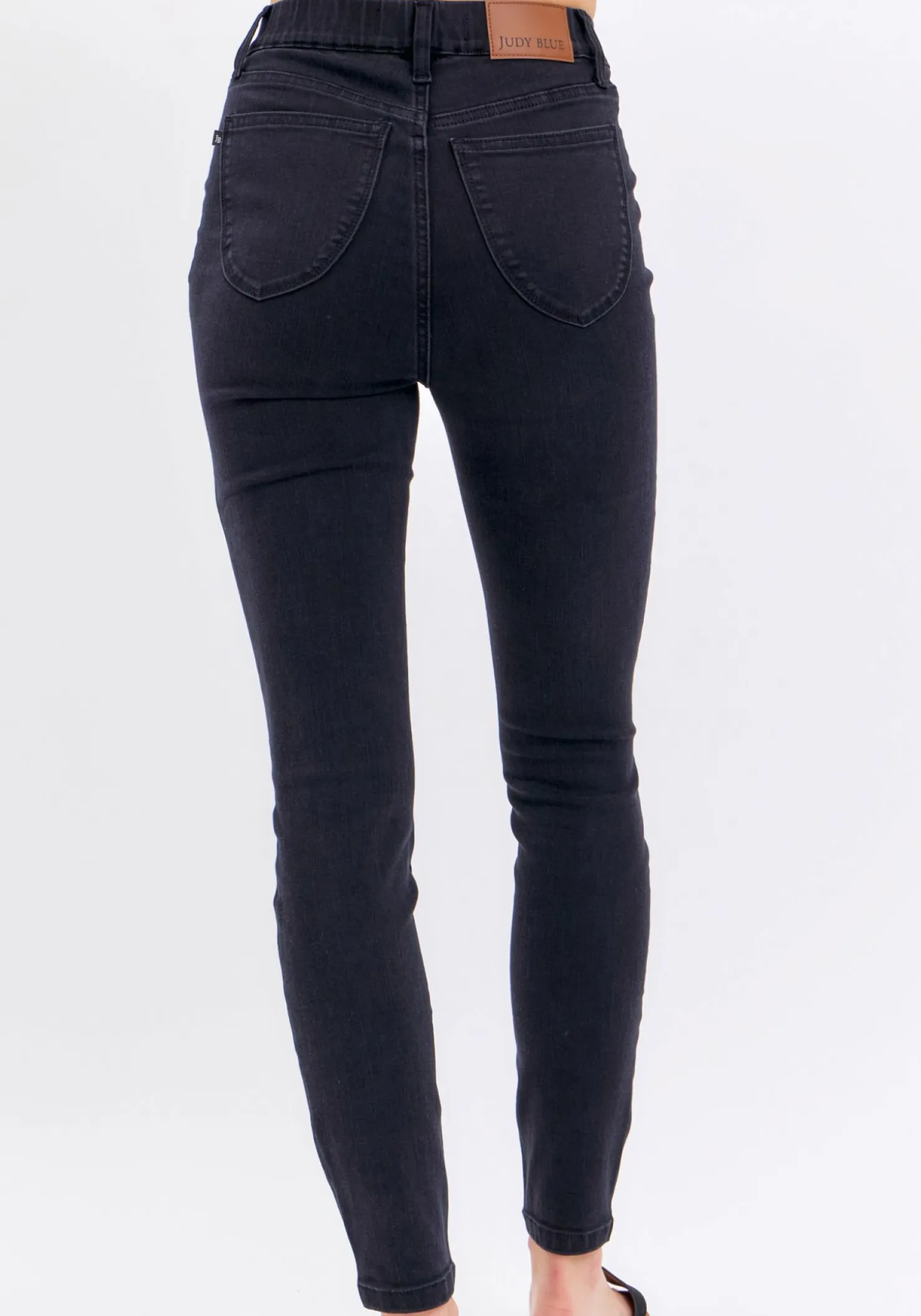 Judy Blue - High Waist Pull-On Black Skinny