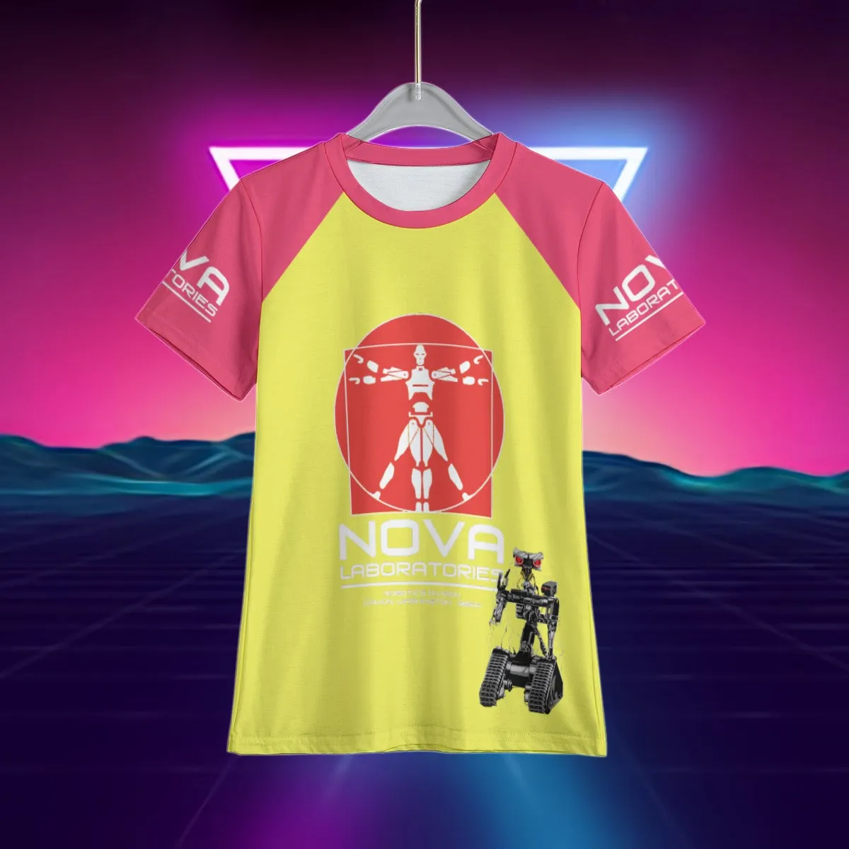 Kids Pink Nova Laboratories Short Circuit Shirt