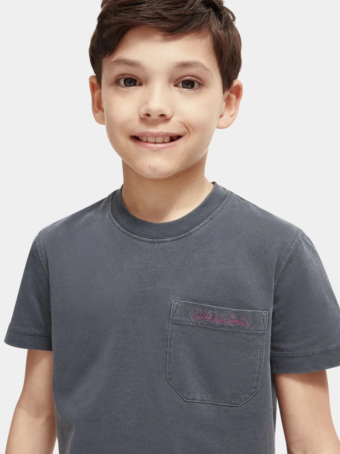 Kids - Relaxed-fit chest pocket t-shirt