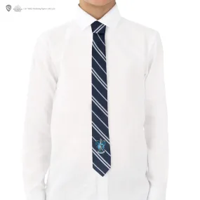 Kids Woven Crest Ravenclaw Tie