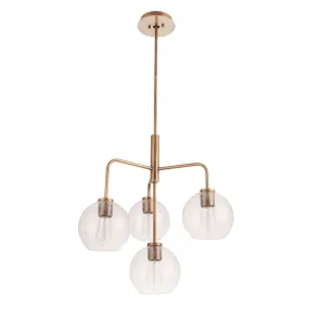 Knox 4 Light Pendant - Brass