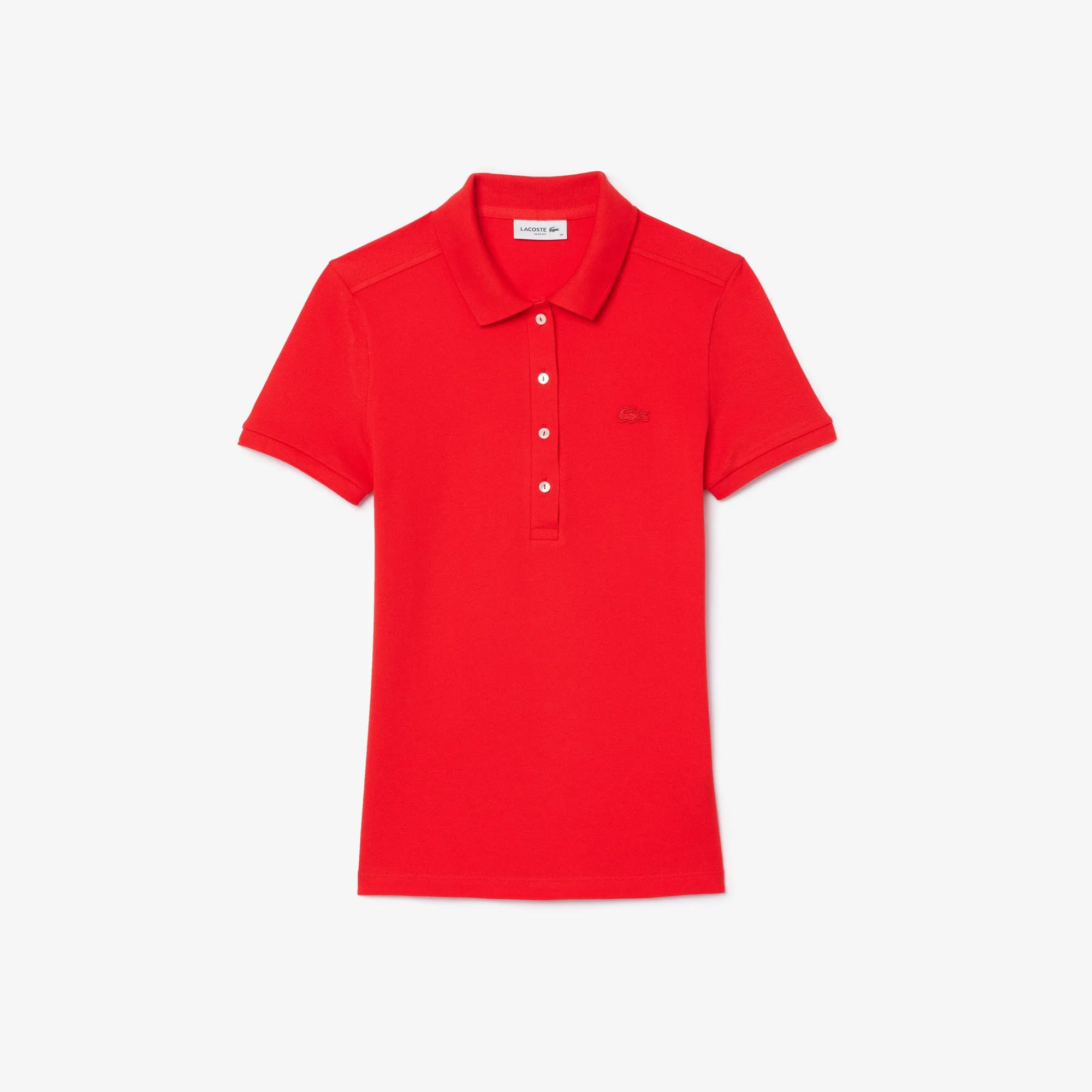 L.12.D Slim Fit Stretch Mini Piqué Polo Shirt