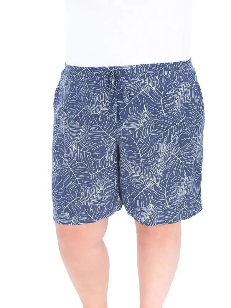 Ladies Printed Rayon Shorts